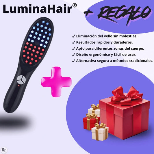 LuminaHair® Cepillo De Terapia Natural 4 En 1 ➕ Regalo Surpresa 🎁